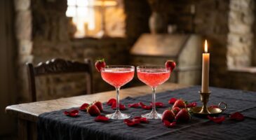 Saint-Valentin 2026 : ne servez plus ce rosé banal, ce cocktail fraise-champagne change tout en un seul verre