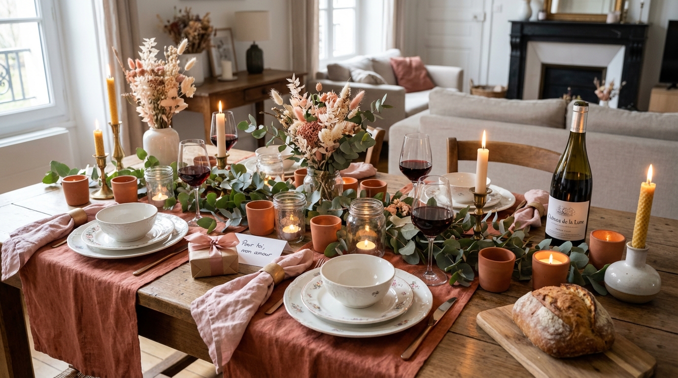 Saint-Valentin à la maison : cette astuce déco pour une table irrésistible avec trois fois rien, avant le 14 février