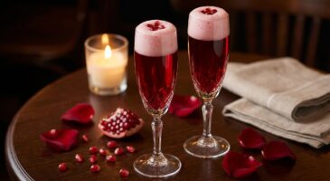 Saint‑Valentin : ce cocktail à la grenade cache une astuce de nuage rose qui fait exploser l’apéritif séduction