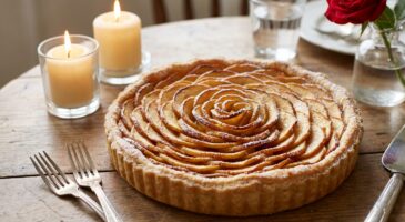 Saint-Valentin : ce dessert à 4 pommes en forme de bouquet bluffe vos invités grâce à un tour de main méconnu