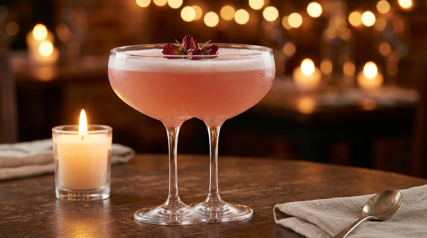 Saint-Valentin : oubliez le champagne, ce cocktail vanillé et floral inspiré d’un conte change tout
