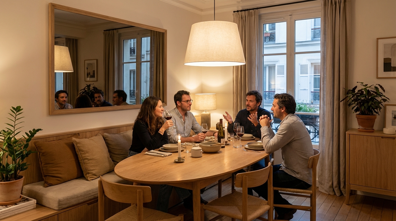 Salle à manger : vos chaises sont dépassées, ce meuble convivial et ultra tendance change tout en 2025-2026