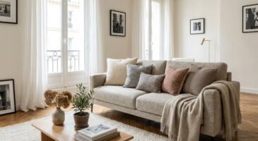 Salon froid sans savoir pourquoi ? Cette erreur avec vos coussins donne à votre canapé un air de salle d’attente