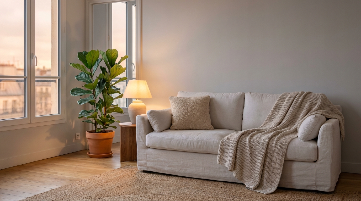 Salon terne malgré un beau canapé ? Cette astuce de décorateur à moins de 50 € change tout en une soirée