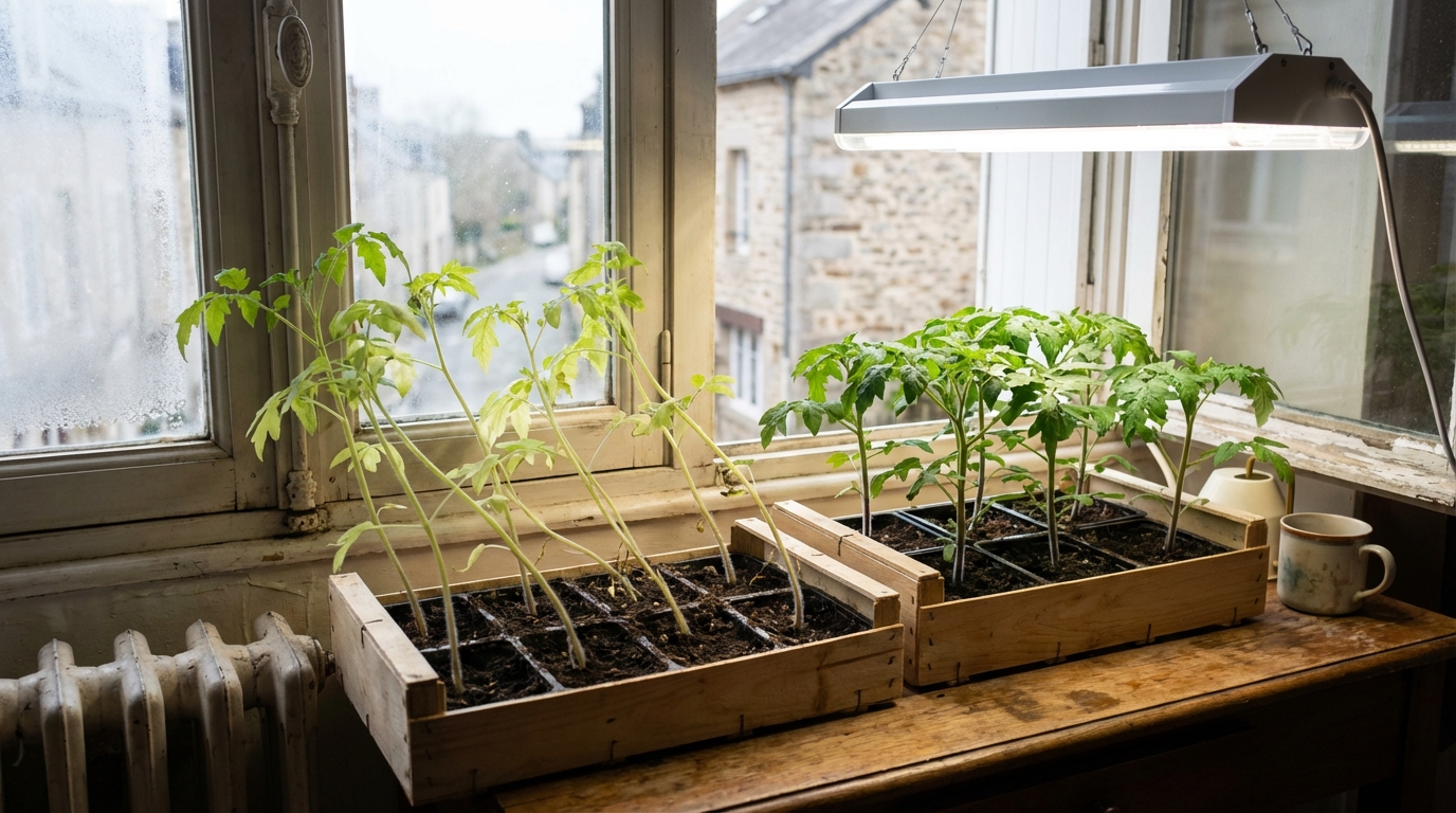 Semis de tomates : ce minuscule réglage chaleur-lumière des maraîchers sans lequel vos plants filent
