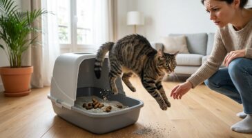 Si votre chat ne recouvre jamais ses besoins, attention : cette erreur avec sa litière le met vraiment mal à l’aise