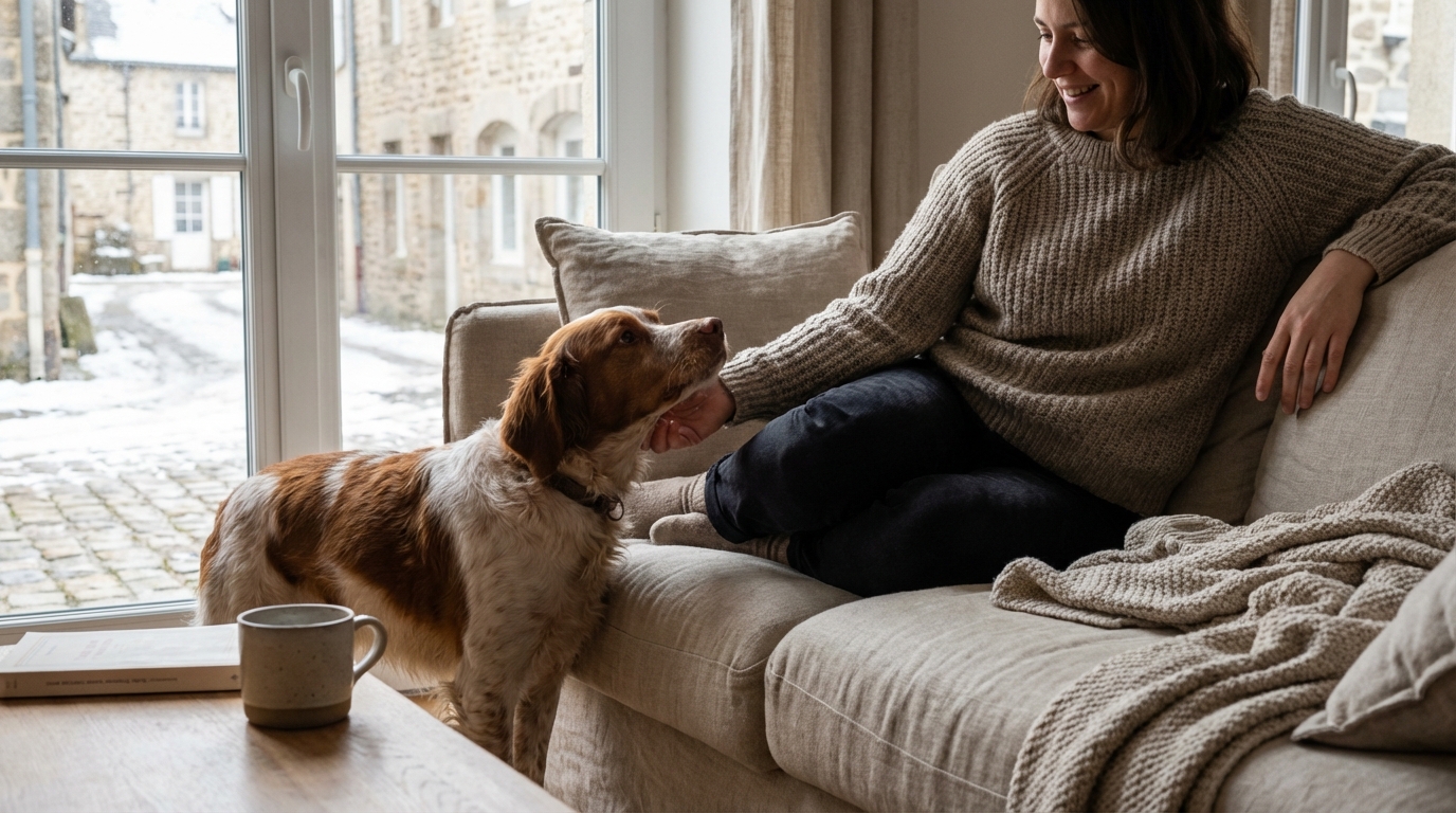 Si votre chien vous pousse avec son museau, ce signal caché peut révéler un malaise que vous ignorez