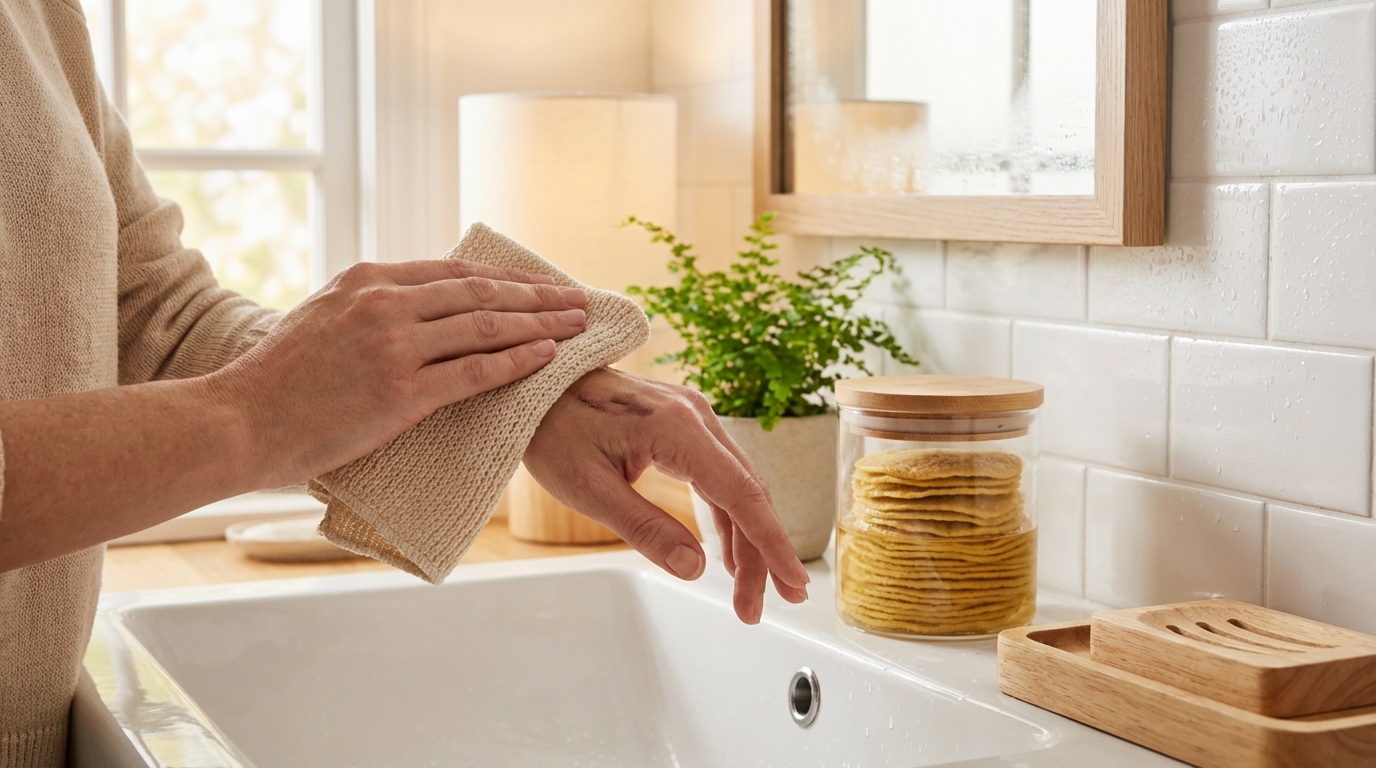 Si votre peau tiraille, jetez vos cotons : cette astuce de démaquillage zéro déchet cartonne sur TikTok cet hiver