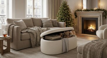 Si votre salon est en bazar, ce pouf bouclette Action à moins de 20 € va tout changer chez vous