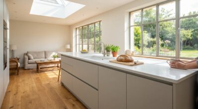 Si vous refaites votre cuisine, oubliez le carrelage pour ce sol chaleureux (non, ce n’est pas du béton ciré)