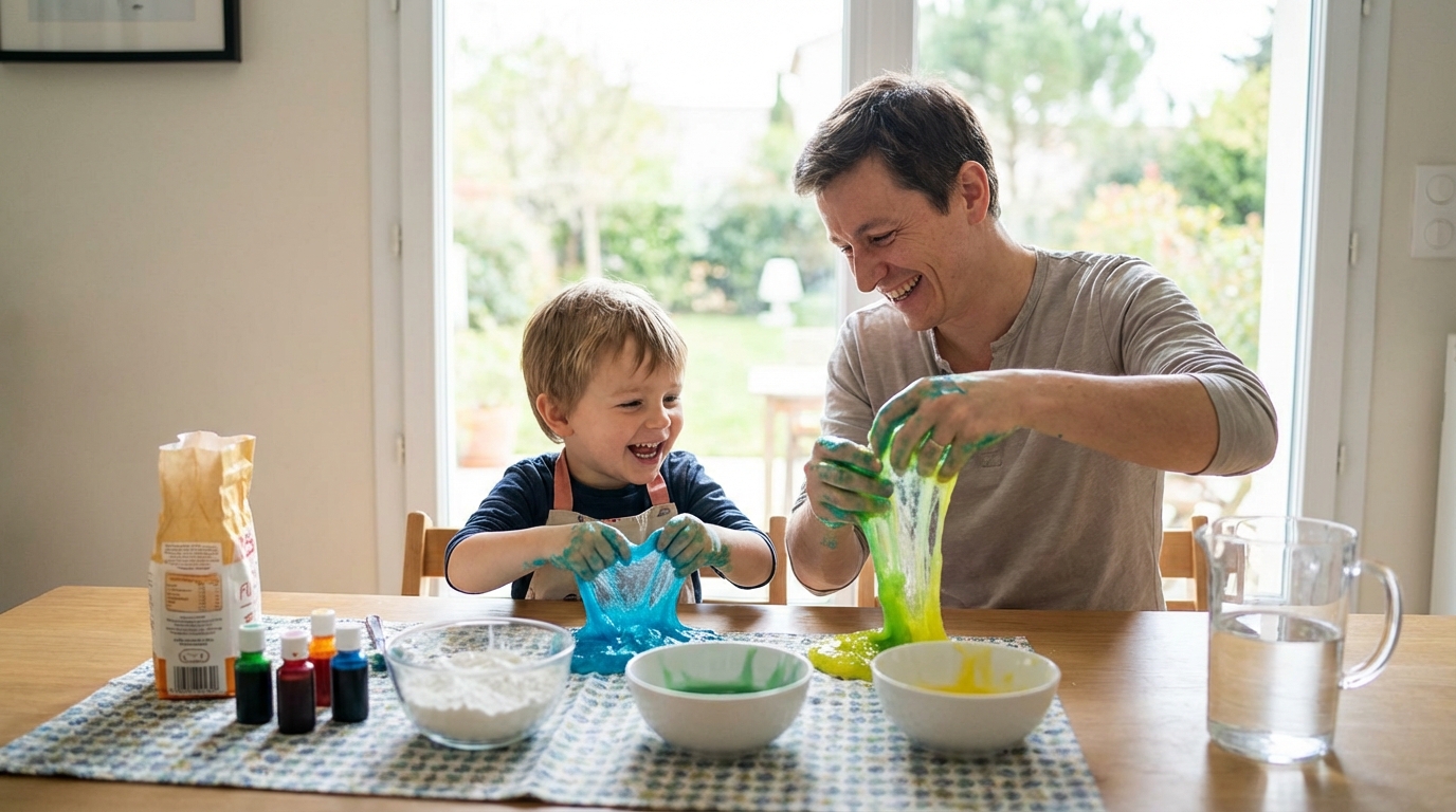 Slime sans borax : ces ingrédients non toxiques et cette règle d’âge que presque tous les parents oublient