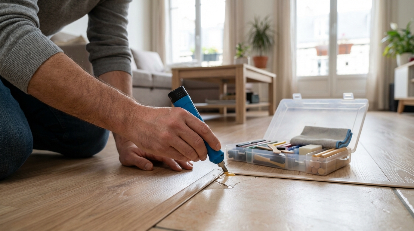 Sol rayé, carrelage abîmé : ce kit Parkside à 6,99 € chez Lidl vous évite de tout refaire