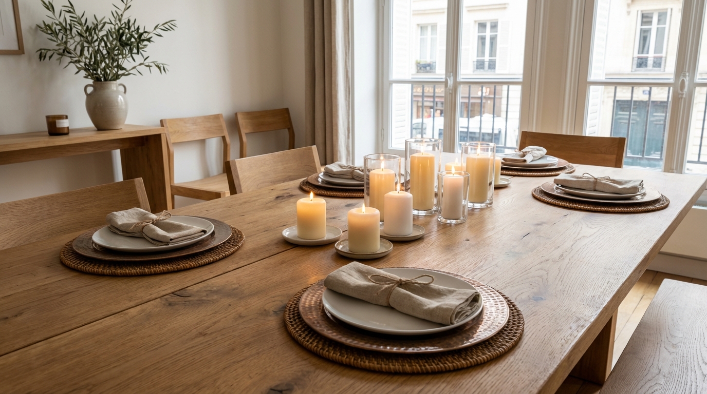 Tables tendance 2026 : si vous mettez encore une nappe et des sets, cet accessoire de table simple et épuré change tout