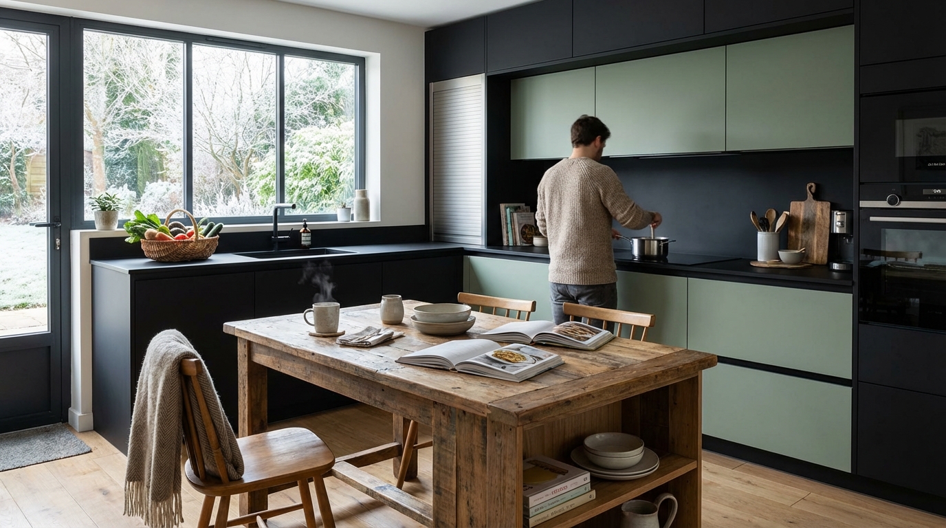 Terminé le bois ou le mélaminé en cuisine : cette matière ultra mate et écolo met fin au cauchemar des traces de doigts