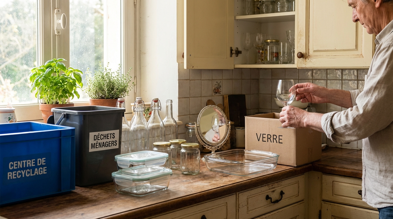 Tri du verre : cette erreur avec votre vaisselle en vidant les placards peut gâcher une tonne de bouteilles