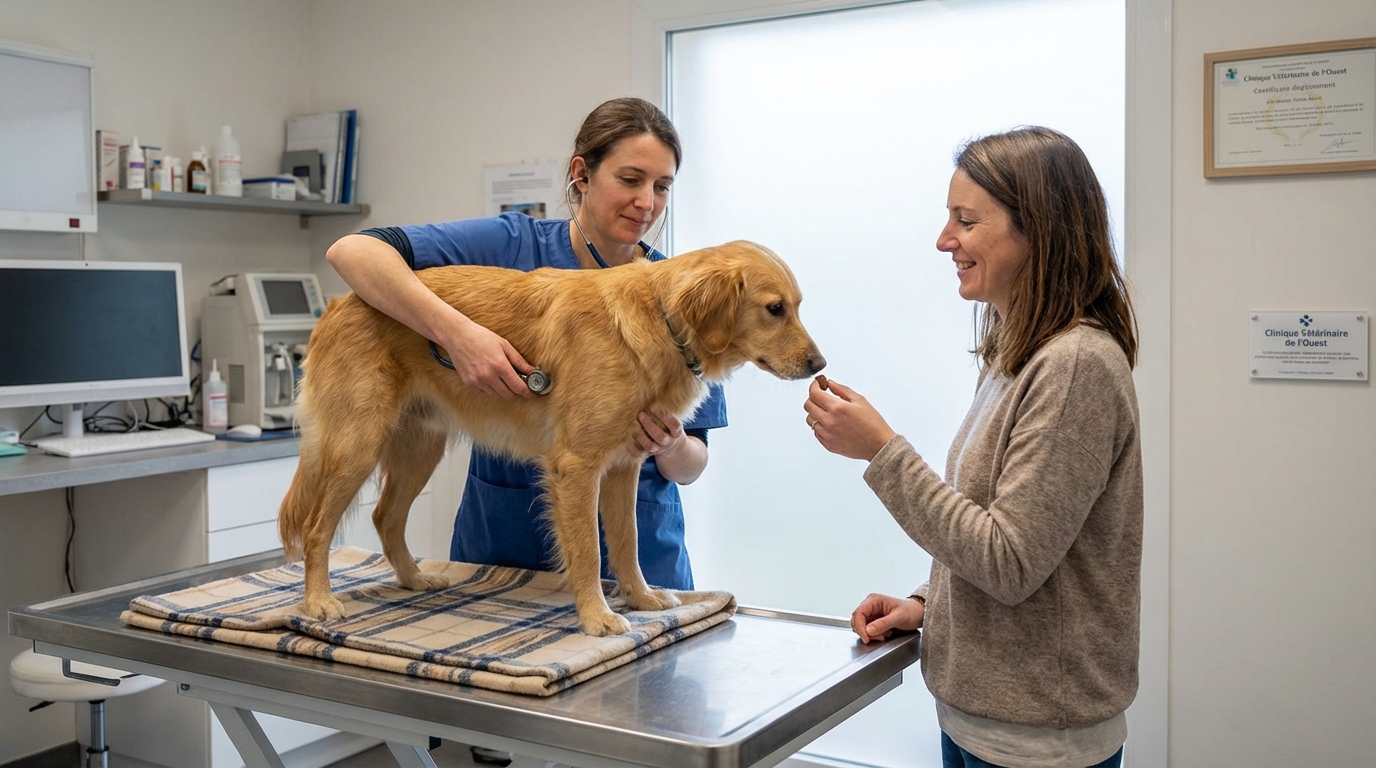Vétérinaires face aux chiens terrorisés : ce geste simple à préparer avant la consultation change tout