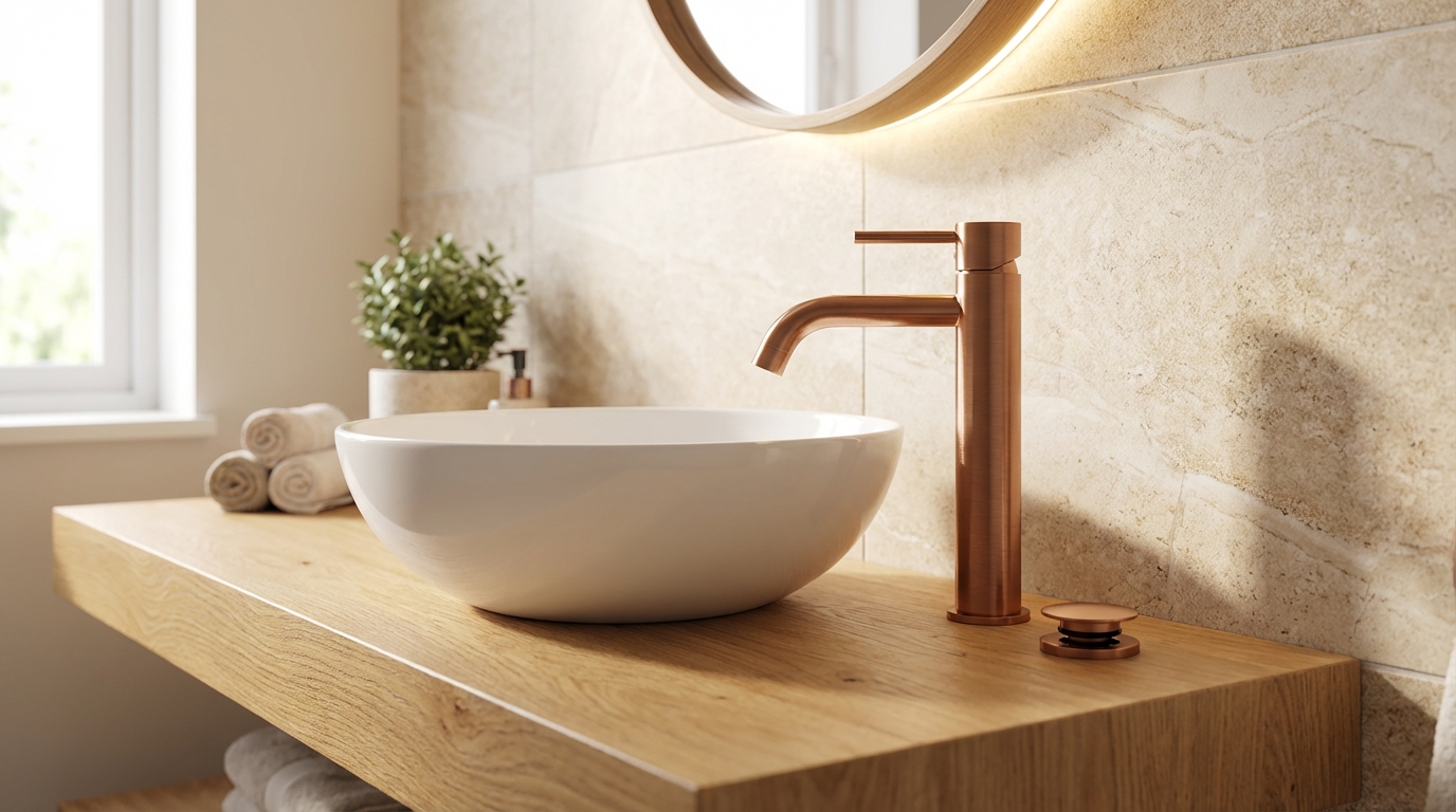 Voici chez Leroy Merlin ce robinet cuivre brossé au look luxe : son prix en ce moment va surprendre les fans de déco