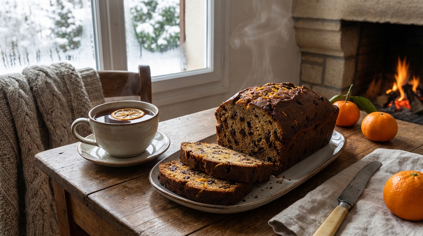 Voici le cake de février à cet agrume et au chocolat, si moelleux qu’il disparaît avant même de refroidir