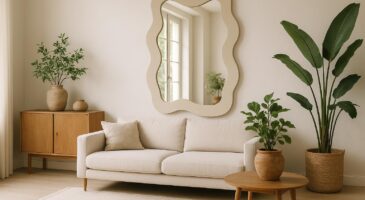 Voici le miroir ondulé BUT à moins de 20 € qui agrandit votre salon sombre, beaucoup vont le regretter