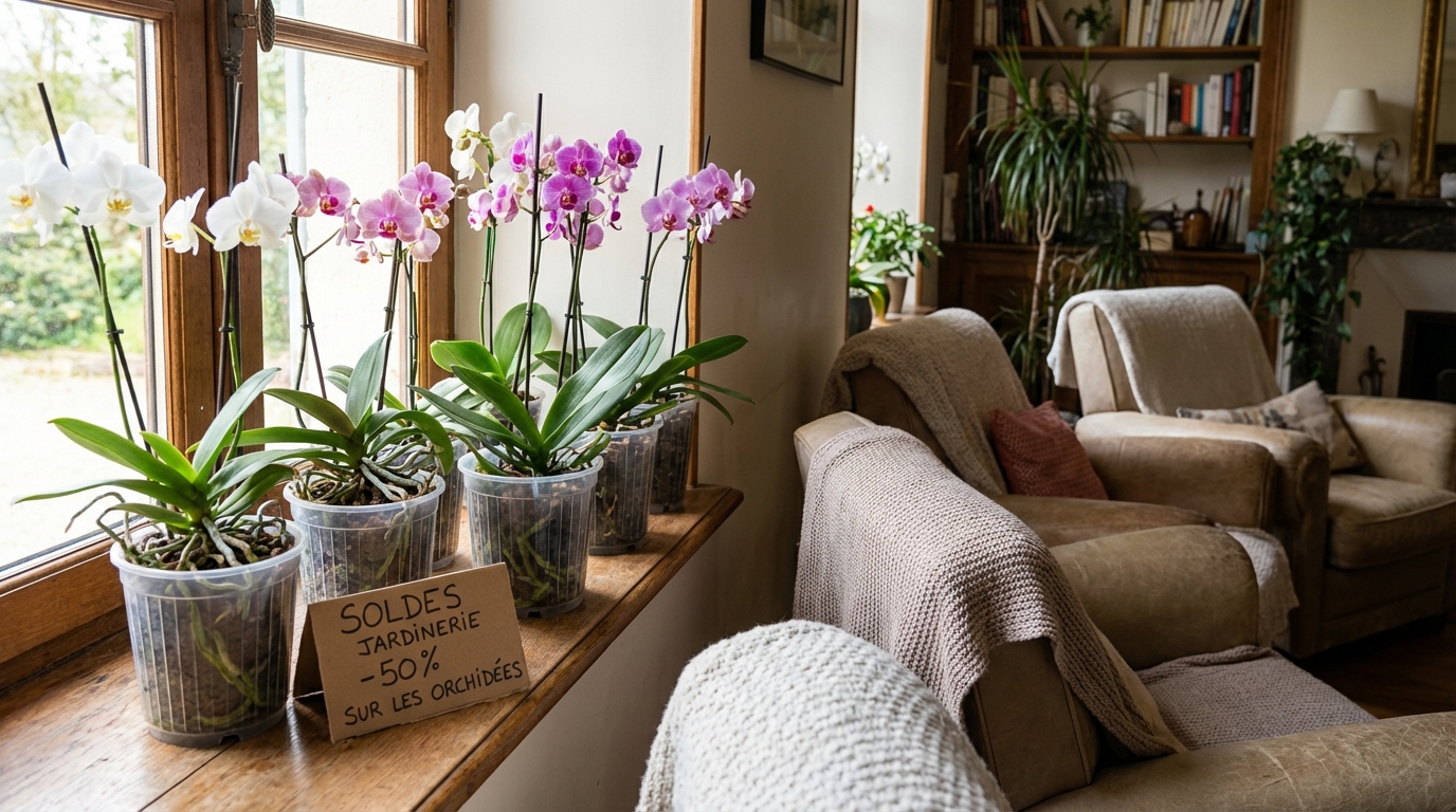 Vos orchidées méritent mieux : ce cache-pot en promo en ce moment chez Truffaut à 5,99 € peut stopper les dégâts