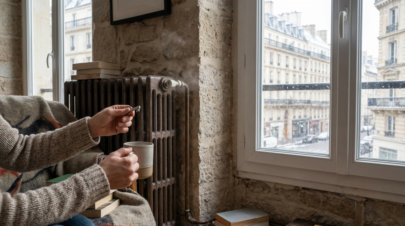 Vos radiateurs font un boucan infernal la nuit ? Cette série de gestes simples suffit à les faire taire sans pro
