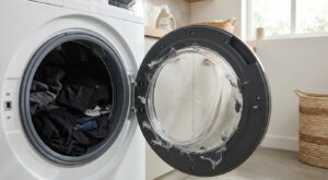 Vos vêtements noirs ternissent au lavage : cette erreur d&rsquo;organisation de vos machines les abîme bien plus vite