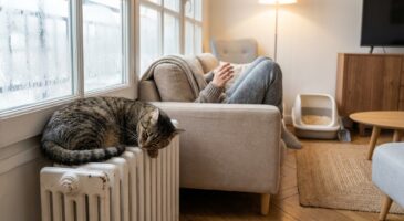 Votre chat devient amorphe dès que la maison refroidit : ce signal ignoré annonce souvent un grave problème urinaire
