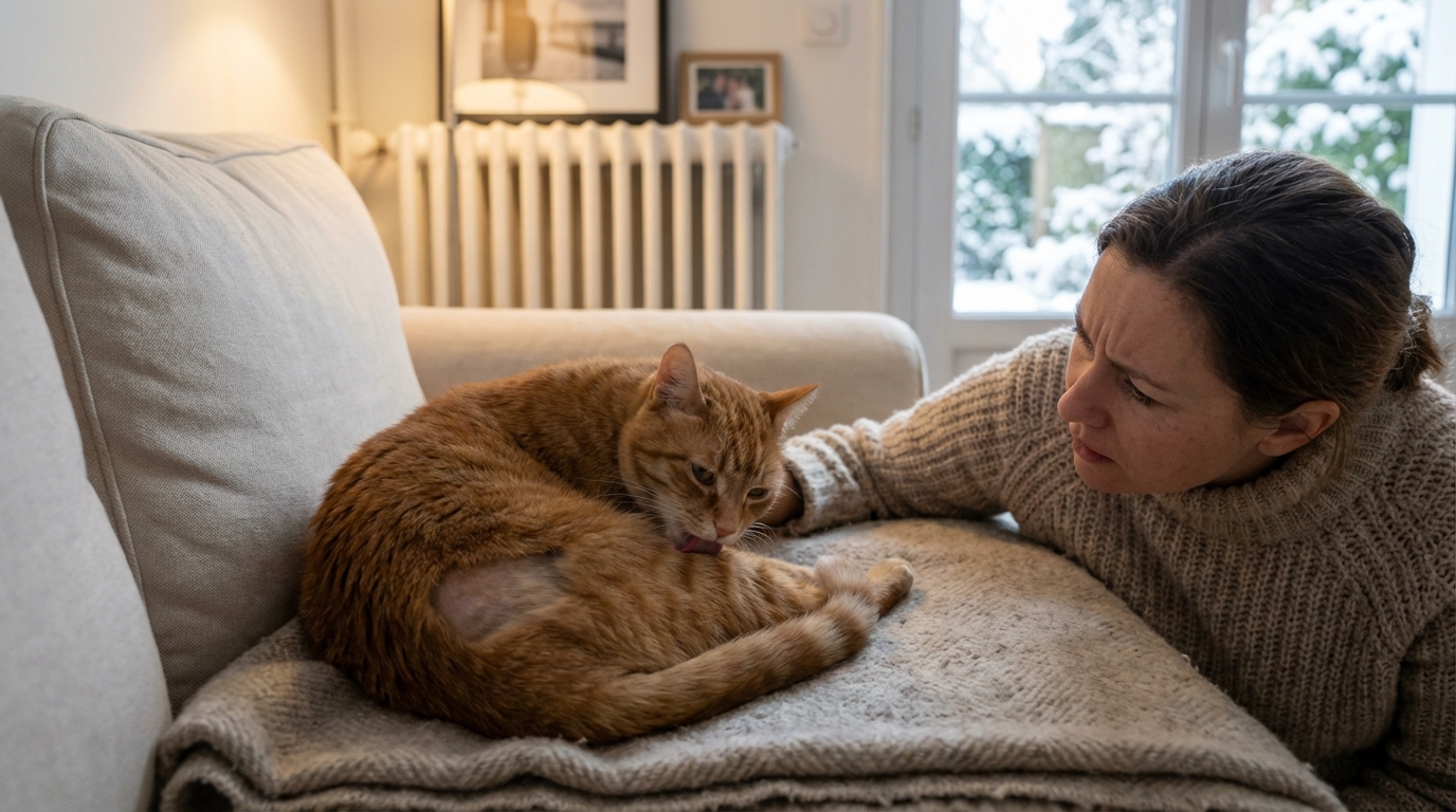 Votre chat passe ses journées à se lécher ? Ce seuil précis doit vraiment vous alerter, selon les vétos