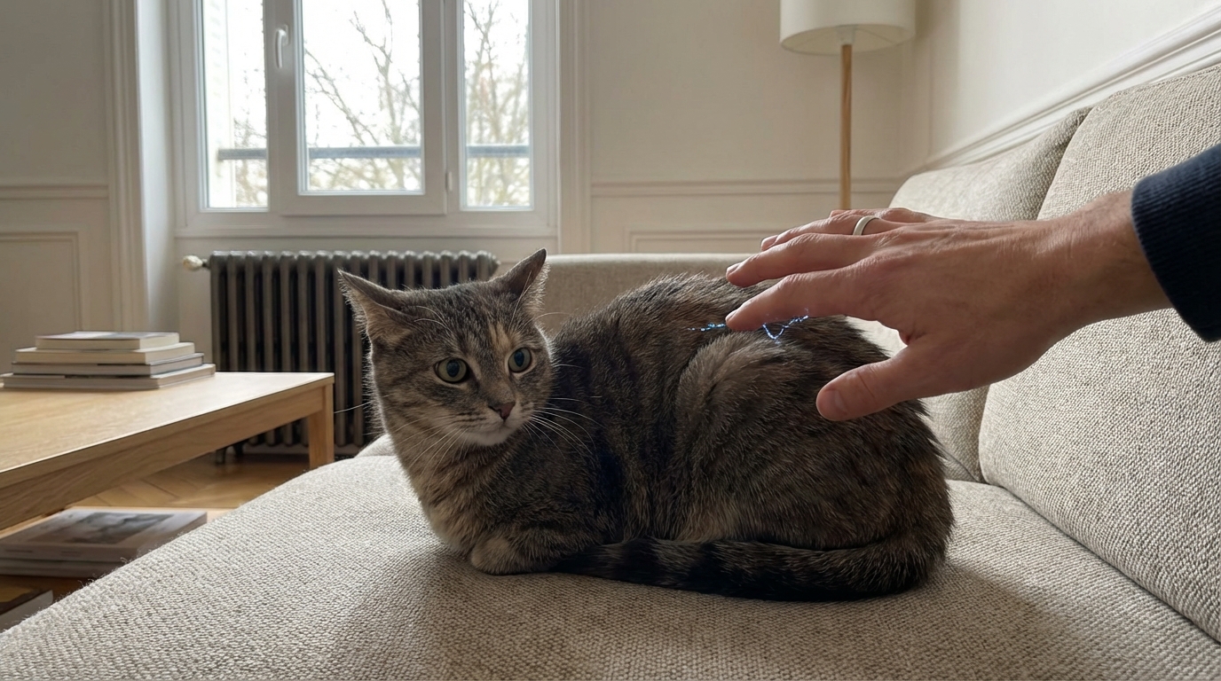 Votre chat se raidit dès que vous le touchez : ce signal d’alarme discret à ne jamais prendre à la légère