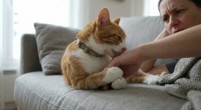 Votre chat vous lèche la main sans s’arrêter ? Ce geste attendrissant pourrait cacher un trouble grave