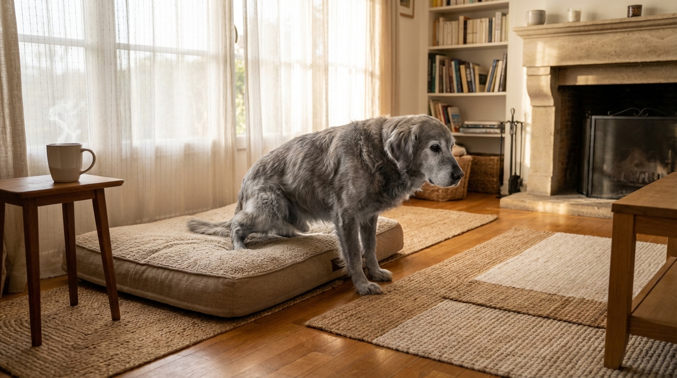 Votre chien a du mal à se lever le matin ? Ces 8 changements chez vous peuvent éviter des douleurs terribles