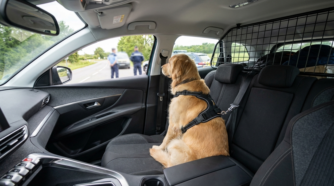 Votre chien en voiture : ces 3 équipements à installer avant les vacances pour éviter jusqu’à 375 € d’amende