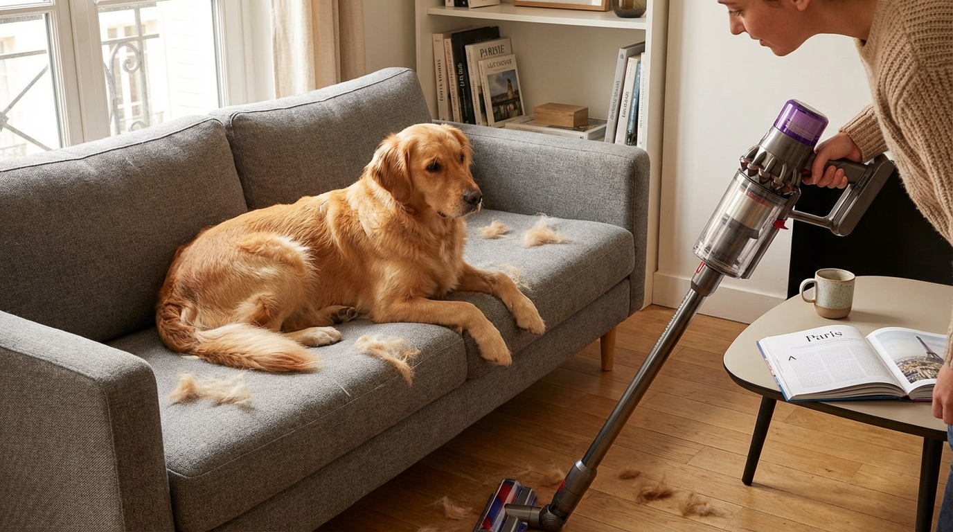 Votre chien perd ses poils sans arrêt ? Ces 5 habitudes chez vous déclenchent une mue permanente sans que vous le voyiez