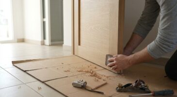 Vous enlevez encore vos portes pour les raboter ? Ne faites plus ça, cette astuce le fait sur place sans effort