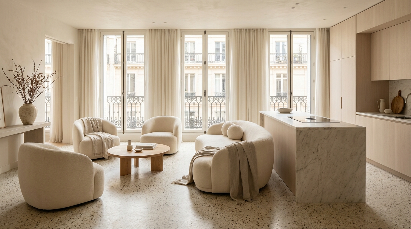 Vous refaites votre sol ? Ce revêtement minéral continu balaie parquet, béton ciré et carrelage en 2026