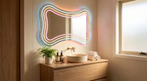 Action : ce miroir néon design à moins de 8 € en promo change la déco et s’inspire d’une pièce culte vendue une fortune