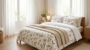 Action sort cette parure de lit effet chambre d’hôtel pour le printemps à un prix qui va vous surprendre en rayon