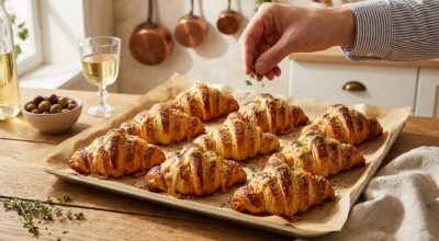 Apéro express : cette astuce de roulage transforme une simple pâte du commerce en mini croissants dorés inratables