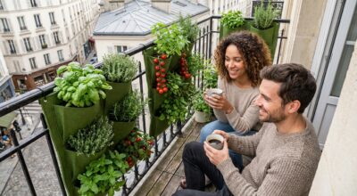 Balcon : arrêtez les vieilles canisses, ce mur végétal malin bloque le vis-à-vis et cache une 2e fonction bluffante