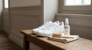 Baskets blanches : ce geste de 2 minutes après chaque sortie que personne ne fait les garde impeccables toute l’année