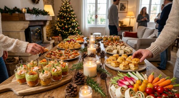 Buffet apéritif de Noël pas cher : ce plan malin à moins de 6 € par personne bluffe tous vos invités