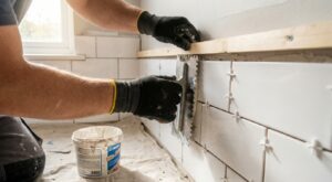 Carrelage mural qui glisse pendant la pose : ne faites plus cette erreur, cette astuce de pro fige tout sans effort