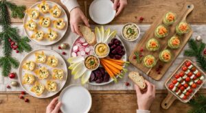 Ce buffet d&rsquo;apéro de Noël ultra léger change tout : 15 bouchées fraîches pour ne plus plomber votre repas de fête