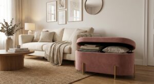 Ce coffre en velours à 18 € chez B&M semble sortir d&rsquo;un hôtel de luxe et les stocks fondent déjà