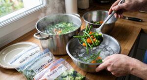 Ce geste de 2 minutes avant congélation qui empêche vos légumes de finir gris, mous et sans goût