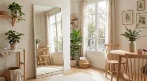 Ce miroir JYSK à moins de 40 € remplace la verrière : où le placer dans un petit espace pour tout changer