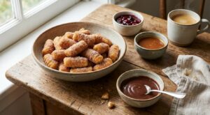 Ce produit du rayon pâtes, détourné en churros dorés, va complètement changer vos goûters d&rsquo;hiver en 20 minutes