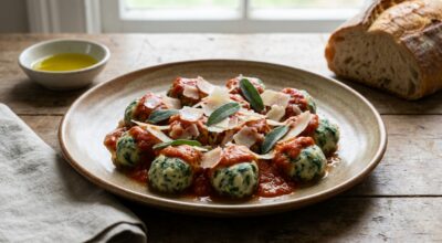 Ces boulettes de semoule ricotta-épinards ultra légères vont remplacer vos pâtes si vous suivez bien cette règle