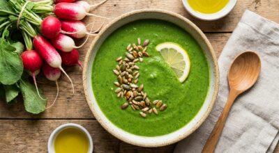 Ces fanes que vous jetez représentent 60 % du légume et font un velouté onctueux prêt en 20 minutes sans crème