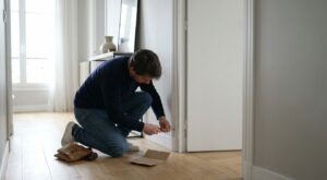 Cette porte qui claque toute seule cache un défaut discret qui se règle en 5 minutes avec une astuce quasi gratuite